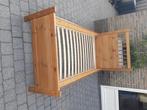 Bed, Huis en Inrichting, Slaapkamer | Bedden, 90 cm, Eenpersoons, Zo goed als nieuw, Hout