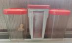 Vintage voorraadbussen, 3 stuks, Ophalen of Verzenden, Gebruikt
