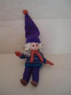 Vintage popje 30 cm, romp van stof, merk onbekend (ad 18), Ophalen of Verzenden, Gebruikt, Pop