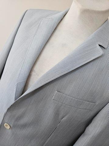 Benvenuto Lichtblauw Gestreept Jasje - Maat 54 - Nieuw beschikbaar voor biedingen