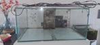 Aquarium optic white glas 135x95, Gebruikt, Ophalen, Leeg aquarium
