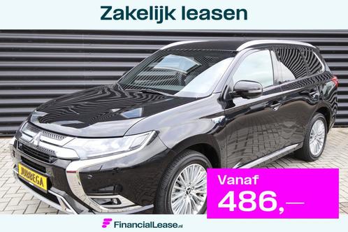 Mitsubishi Outlander 2.4 PHEV Instyle Leder, Led, E.Achterkl, Auto's, Mitsubishi, Bedrijf, Lease, Financial lease, Outlander, 360° camera
