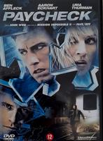 DVD film Paycheck Ben Affleck Uma Thurman, Cd's en Dvd's, Dvd's | Thrillers en Misdaad, Ophalen of Verzenden, Zo goed als nieuw