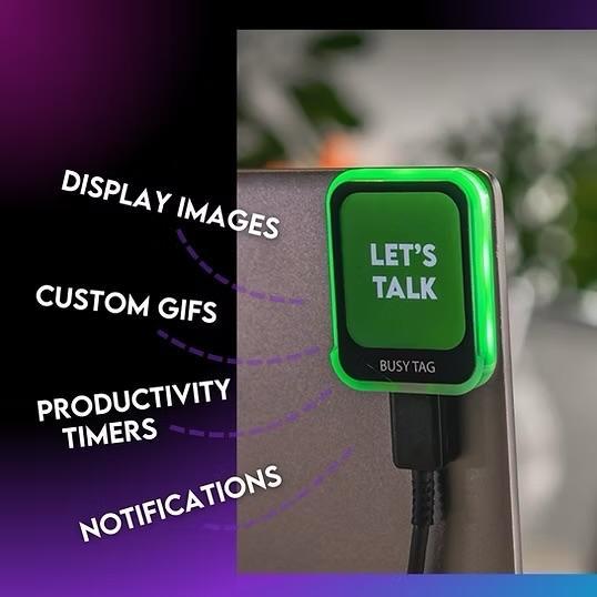 Busy Tag - Indicatielampje voor Beschikbaarheid, Computers en Software, Presenters, Nieuw, MacOS, Windows, Ophalen of Verzenden