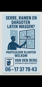 Glazenwasser aangeboden