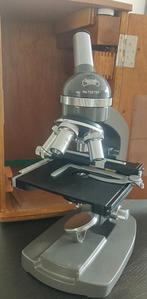 Vintage Yashima Tokyo Microscoop met Houten Kist, Ophalen