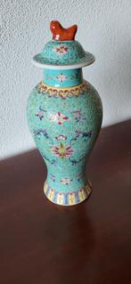 Chinese Antieke vaas (Family Rose) jaren 50-60  i.z.g.st., Antiek en Kunst, Ophalen of Verzenden