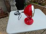 schitterende tafel rode retro vintage koplamp tafellamp, Huis en Inrichting, Lampen | Tafellampen, Ophalen of Verzenden, Zo goed als nieuw