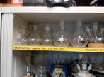 Diverse laboratorium glas kolven en glaswerk te koop., Ophalen of Verzenden