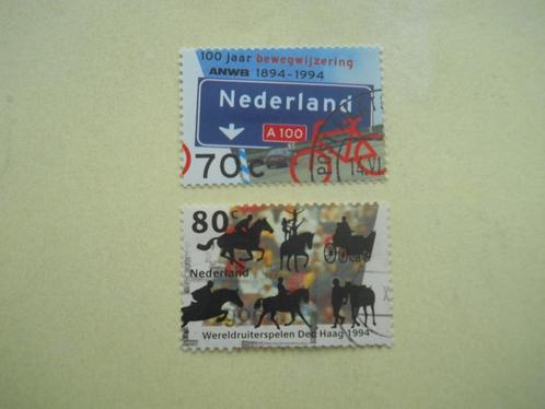 Nederland 1994 ANWB + Ruiterspelen Nvph.1616-1617 gestempeld, Postzegels en Munten, Postzegels | Nederland, Gestempeld, Na 1940