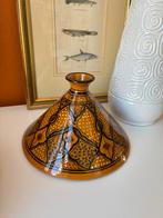 Tajine Deksel - Handbeschilderd, Huis en Inrichting, Woonaccessoires | Schalen en Manden, Gebruikt, Schaal, Rond, Ophalen of Verzenden