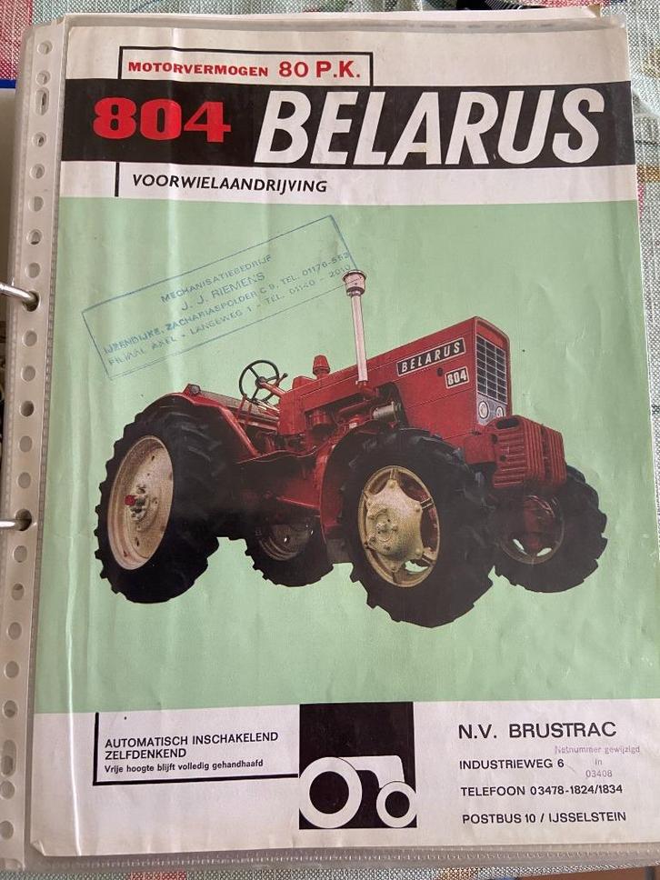 Tractorfolders, Boeken, Catalogussen en Folders, Gelezen, Folder, Ophalen of Verzenden