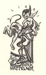 1588 Ex Libris België : Gerard Gaudaen, 1962, Antiek en Kunst, Verzenden