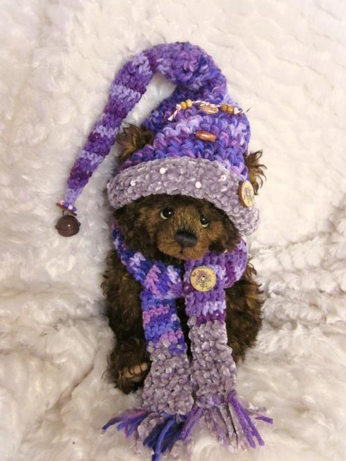 Kleding muts en sjaal voor Charlie Bears ea beren 28 cm lang, Verzamelen, Beren en Cherished Teddies, Nieuw, Verzenden