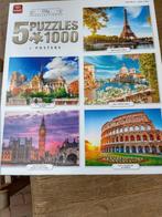 City puzzels 5 van 1000 stukjes nieuw. puzzels van steden, Ophalen of Verzenden, 500 t/m 1500 stukjes, Nieuw, Legpuzzel