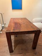 Massief houten eettafel - 160x90x87, Huis en Inrichting, Tafels | Eettafels, Ophalen, Gebruikt, 50 tot 100 cm, Vijf personen of meer