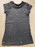 glitter jurk maat 110/116 zwart zilver meisje, Ophalen of Verzenden, Gebruikt, Meisje, Jurk of Rok
