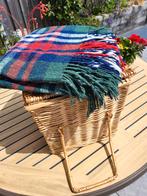 Rieten picknickmand met plaid., Ophalen, Gebruikt