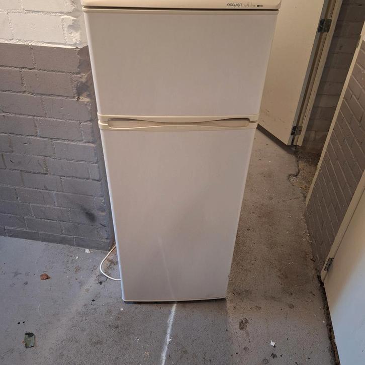 Exquisit Koelkast met Aparte Vriezer - FR 240 (bezorging), Huis en Inrichting, Keuken | Keukenelementen, Gebruikt, 100 tot 150 cm
