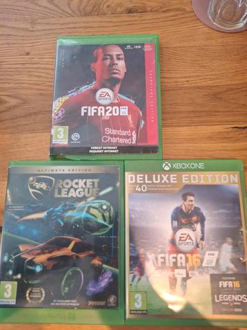Xbox One Spellen: FIFA 16, FIFA 20, Rocket League beschikbaar voor biedingen