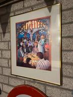 Brand Bier Schilderijen/Platen in Lijst, Verzamelen, Ophalen, Gebruikt, Reclamebord, Plaat of Schild, Brand