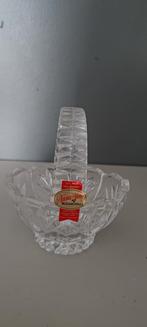 Anna Hütte BLEIKRISTALL kristallen mandje, Antiek en Kunst, Antiek | Glas en Kristal, Ophalen of Verzenden