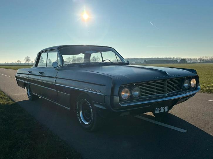 Oldsmobile Super 88 1962, Auto's, Oldsmobile, Bedrijf, Te koop, LPG, Automaat, Geïmporteerd, Zilver of Grijs, Overige kleuren