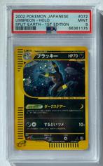 Pokemon SPLIT EARTH 1st UMBREON holo PSA 9 MINT, Foil, Ophalen of Verzenden, Losse kaart, Zo goed als nieuw