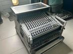 Mixer + effecten in flightcase, Ophalen, Zo goed als nieuw, 10 tot 20 kanalen