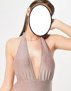 Brave badpak glitter 36/38, Kleding | Dames, Verzenden, Nieuw, Zwart, Badpak