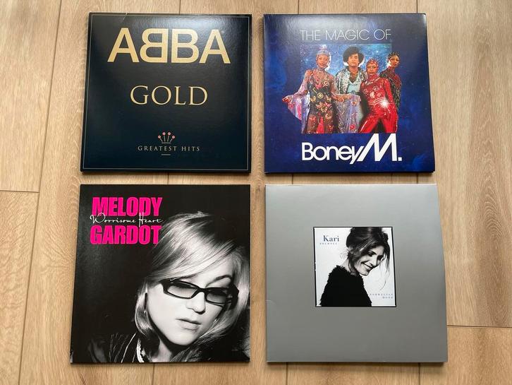 LP Collectie: ABBA, Boney M., Melody Gardot, Kari Bremnes, Cd's en Dvd's, Vinyl | Pop, Gebruikt, 1960 tot 1980, 12 inch, Ophalen of Verzenden
