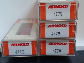 Vier open wagens van de NS - Arnold beschikbaar voor biedingen