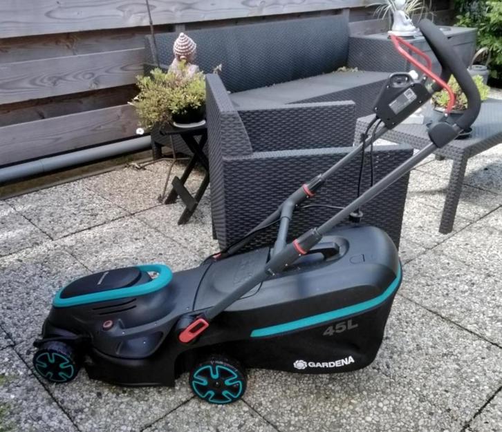Gardena Power Max grasmaaier (elektrisch), Tuin en Terras, Grasmaaiers, Nieuw, Elektrische grasmaaier, 30 t/m 39 cm, Cirkelmaaier