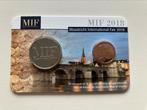 Coincard MIF 2018 Maastricht Money Fair oplage 1000, Verzenden, Koningin Beatrix, Euro's