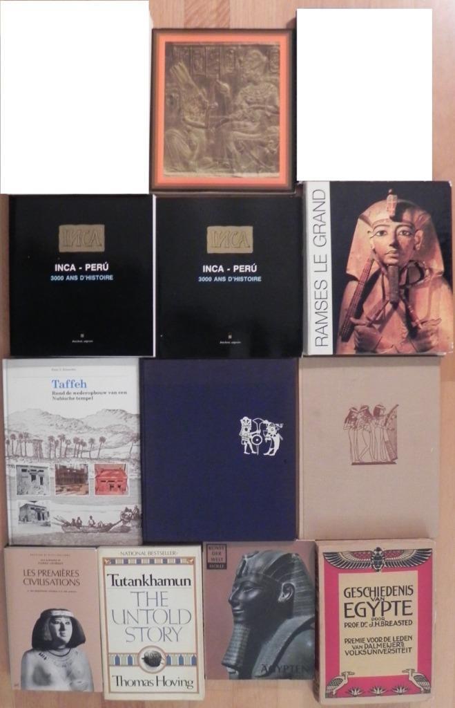 Partij van 11 boeken over Egypte, Toetanchamon, opgravingen, Boeken, Geschiedenis | Wereld, Gelezen, Afrika, 14e eeuw of eerder