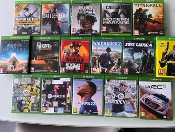 Diverse Xbox one Games beschikbaar voor biedingen