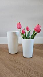 Vitra Set - Hoogglans design vaas / bloempot Vase 1 en 2, Ophalen of Verzenden, Overige kleuren, Aardewerk of Porselein, Minder dan 50 cm