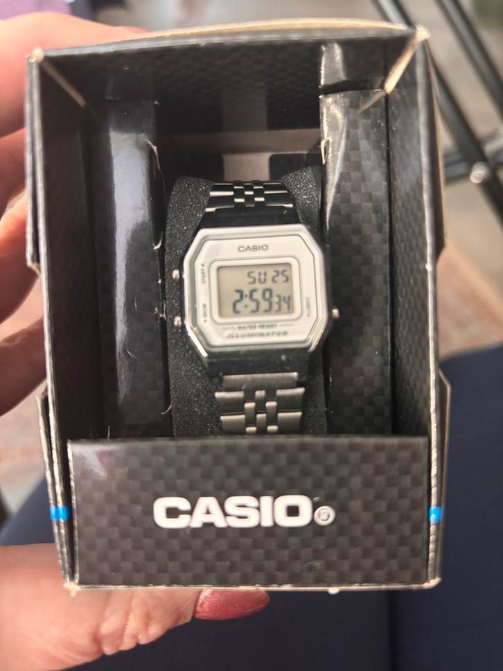 Casio digitaal horloge module 3294 – metalen band, Sieraden, Tassen en Uiterlijk, Horloges | Antiek, Ophalen of Verzenden
