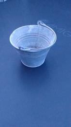 Vintage Zinken Emmer, Ophalen, Overige materialen, Gebruikt, Mand