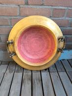 Antieke koperen schaal / kookpot met handvatten – 44 cm, Antiek en Kunst, Ophalen of Verzenden, Koper