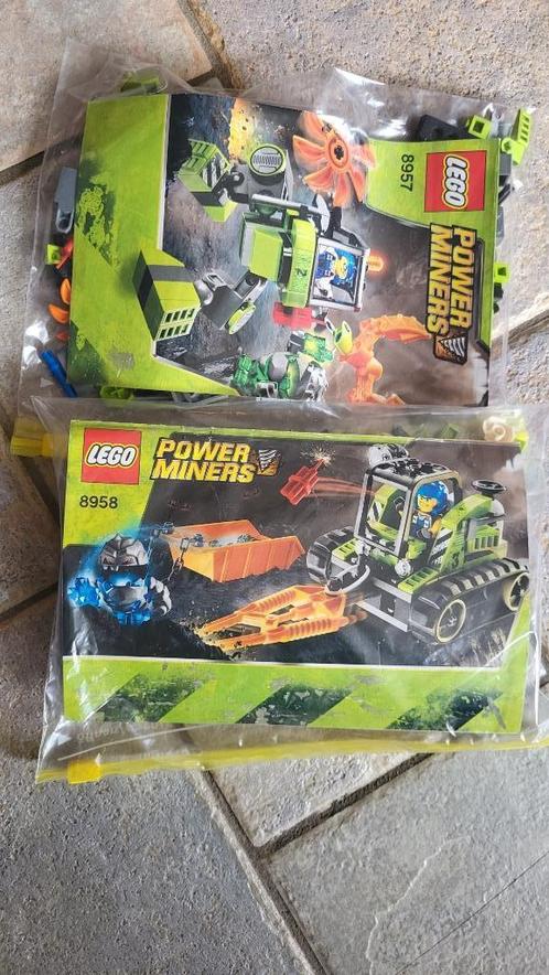 Te koop: LEGO Power Miners sets 8957 & 8958, Kinderen en Baby's, Speelgoed | Duplo en Lego, Zo goed als nieuw, Lego, Complete set