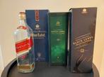 Johnnie Walker Lege Flessen + Kokers - Green, Black, Blue, Ophalen of Verzenden, Overige typen