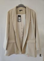 NIEUW mooie gevoerde blazer van Norah, maat 46, kleur sand, Beige, Maat 46/48 (XL) of groter, Nieuw, Ophalen of Verzenden