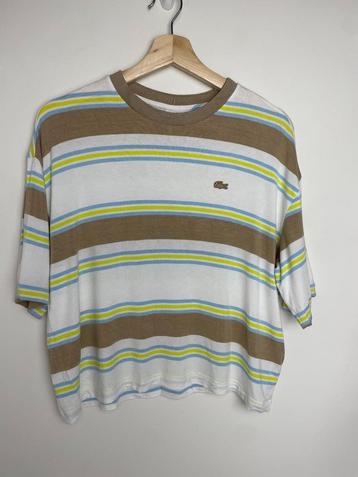 Lacoste gestreept jersey shirt maat 38 beschikbaar voor biedingen