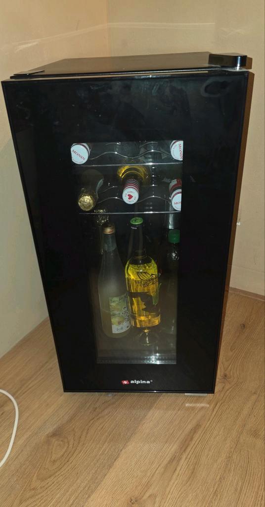 Mini Wijnkoelkast - ZSM WEG, Huis en Inrichting, Woonaccessoires | Wijnrekken, Zo goed als nieuw, 50 tot 75 cm, Metaal, 15 tot 25 flessen