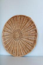 6x Rieten wand Schaal / onderbord - Rond, Huis en Inrichting, Woonaccessoires | Schalen en Manden, Gebruikt, Schaal, Rond, Ophalen of Verzenden