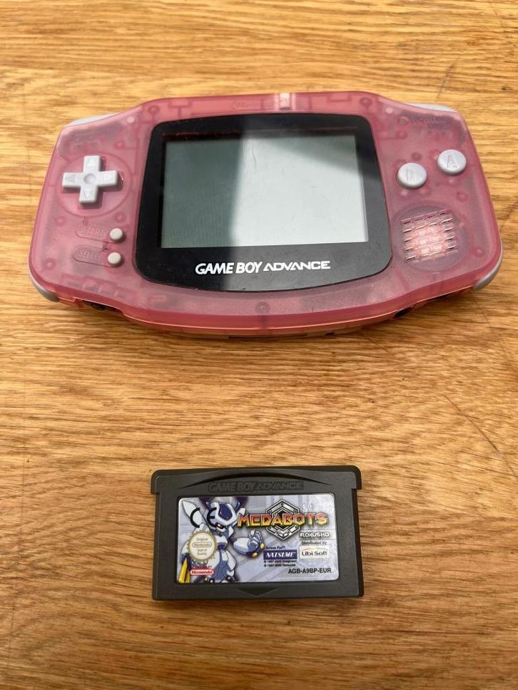 gameboy advance clear pink, Spelcomputers en Games, Spelcomputers | Nintendo Game Boy, Refurbished, Game Boy Advance, Met games