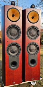 B&W Nautilus 803 topzuilen, voorganger Diamond, Red Cherry, Gebruikt, B&W, 120 watt of meer, Nvt