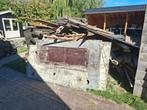 Sloophout, platen, balken, en planken, Doe-het-zelf en Verbouw, Hout en Planken, Ophalen, Zo goed als nieuw, 50 mm of meer, Balk