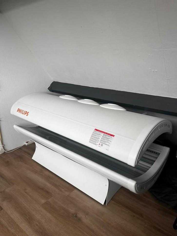 Philips Zonnebank, Witgoed en Apparatuur, Zonnebanken en Gezichtsbruiners, Gebruikt, Zonnebank dubbelzijdig, 15 lampen of meer